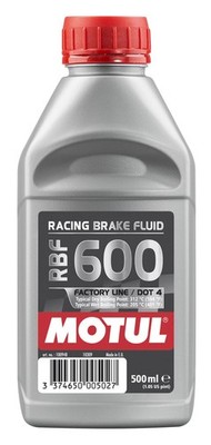 Motul RBF 600 Brake Fluid DOT 4   Racing & High 500 Milliliter, std color 
