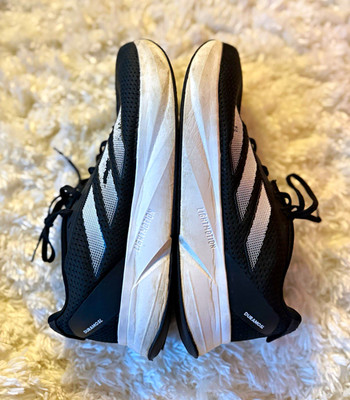 adidas Duramo SL Men's Black/White Low Top Lace-Up Running Athletic Sneaker