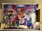 He-Man MOTU*Vintage 1984 Mattel Poster 32in x 23in VG Condition *Rare*