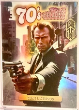 CLINT EASTWOOD TRUE 1/1 DIRTY HARRY WILD CARD DECADE like leaf metal pop century