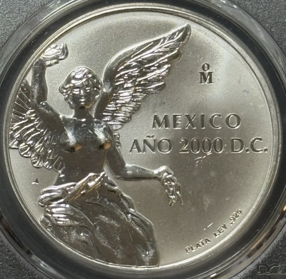 2000-Mo .925 Silver Mexico Año 2000 D.C. Turn of the Millennium PCGS SP 64 Medal - Image 2 of 4