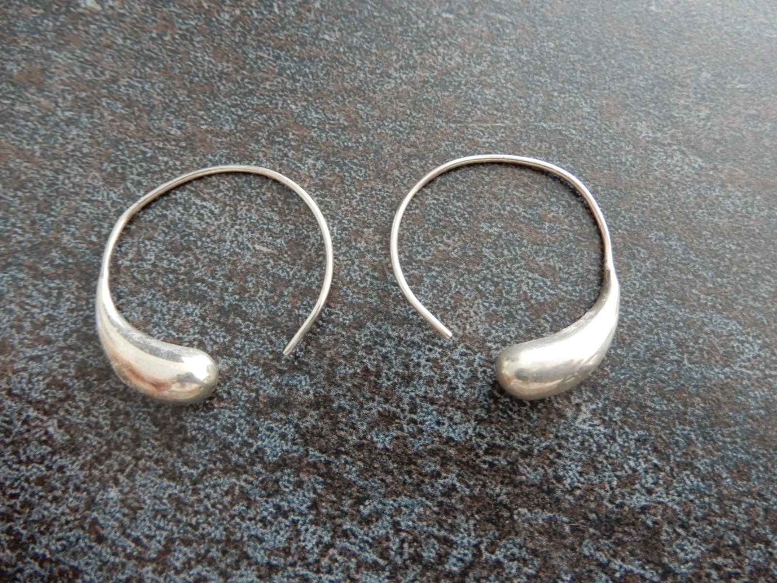 Solid 925 Sterling Silver Pull Through Open Loop … - image 1