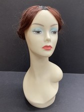 Female Mannequin Bust 18 PVC Salon Wig Display Head
