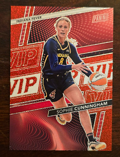 2026 Panini National VIP SOPHIE CUNNINGHAM Red PRIZM /99 #SC Indiana Fever