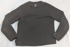 Layer 8 Womens Base Layer Qwick Dry XL Black Active Wear Long Sleeve Hiking