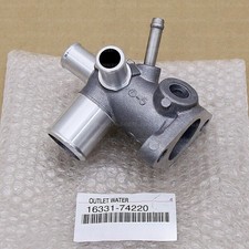 16331-74220 Genuine Oem Thermostat Housing Engine Coolant Water Outlet - Toyota