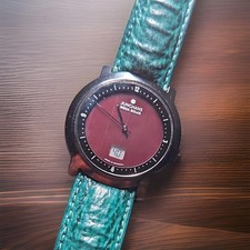 Junghans MEGA solar VINTAGE Herrenuhr Leder 0...