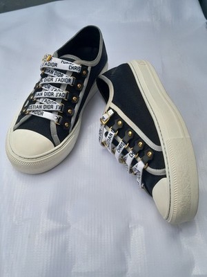 Christian dior Walk'n'Dior sneakers Black Canvas EU.36.5 US.6.5 J'adior 