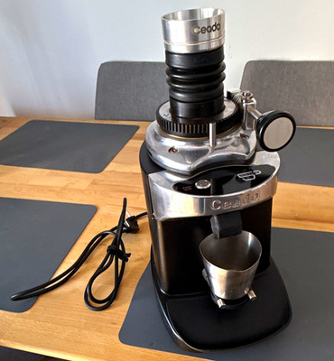 Ceado E37SD elektrische Espressomühle Edelstahl schwarz/silber