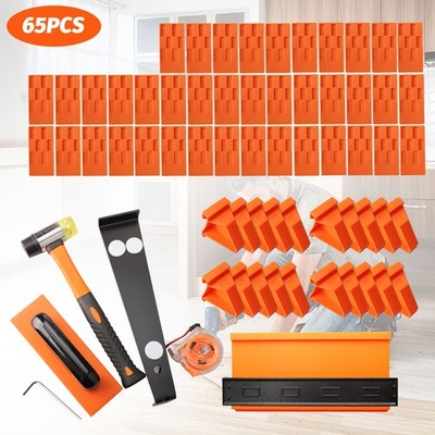 65Pcs Flooring Installation Tool with Tapping Block Pull Bar and Contour Gauge