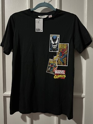 Boys H&M Marvel Comics Spider Man Venom Captain America Tee