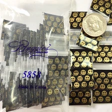 BaggiesSince1987- 5858 ZipSeal DESIGN BAG METALLIC P 1000PCS SMOKER, 👀Details🔽