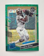 Kendre Miller 2023 Donruss Optic RC Green Velocity New Orelans Saints 