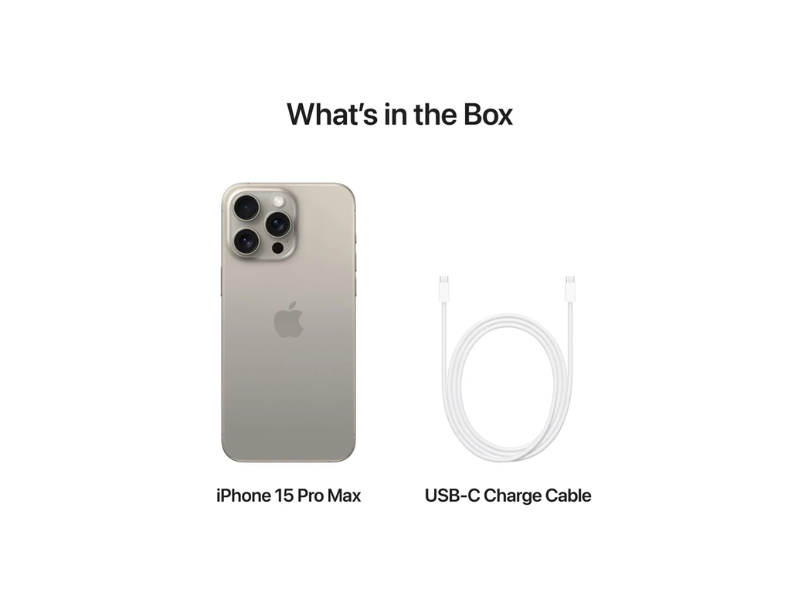 Apple iPhone 15 ProMax 1TB UNLOCKED Natural Titanium Dual Apple iPhone 15 ProMax 1TB UNLOCKED Natural Titanium Dual