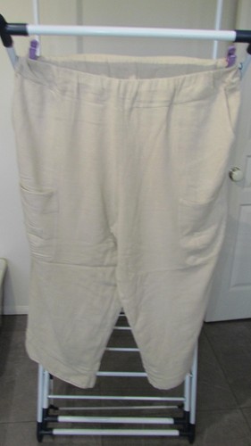 Taking Shape /TS14+ Flax Natural Cargo Crop Pant Size 20 - Picture 5 of 17