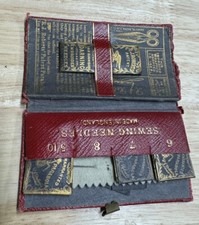Antique R.J. Robert&rsquo;s Gold Burnished Parabola Needles - 1889 - Embroidery