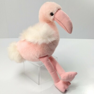 Vintage Pink Flamingo Plush Stuffed Animal Toy by Paradies Collection Preowned