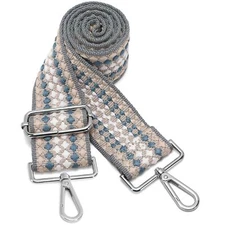 Purse Straps Replacement Crossbody - Adjustable Bag Silver Buckle Starry Sky