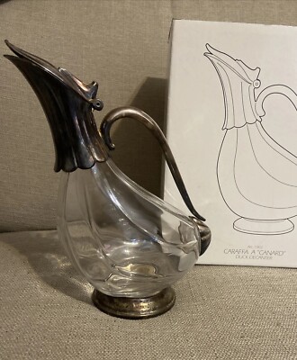 Italien Vintage Ente Karaffe WEINKARAFFE Krug CARAFFA A CANARD Art Nr: 1902 25cm
