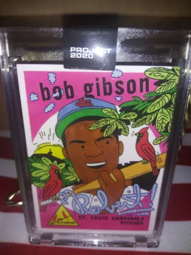 TOPPS PRESENTS MMXX PROJECT 2020 BOB GIBSON #84 By ERMBY 