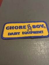 VTG CHORE BOY DAIRY EQUIPMENT Sew On Patch