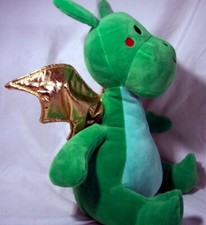 FAO Schwarz 17 Dragon Plush Stuffed Animal Toy with LED Lights and Sound Works