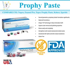 Dental Prophy Paste 1000 Cups Prophylaxis Non Splatter Mark3 All Grits & Flavors