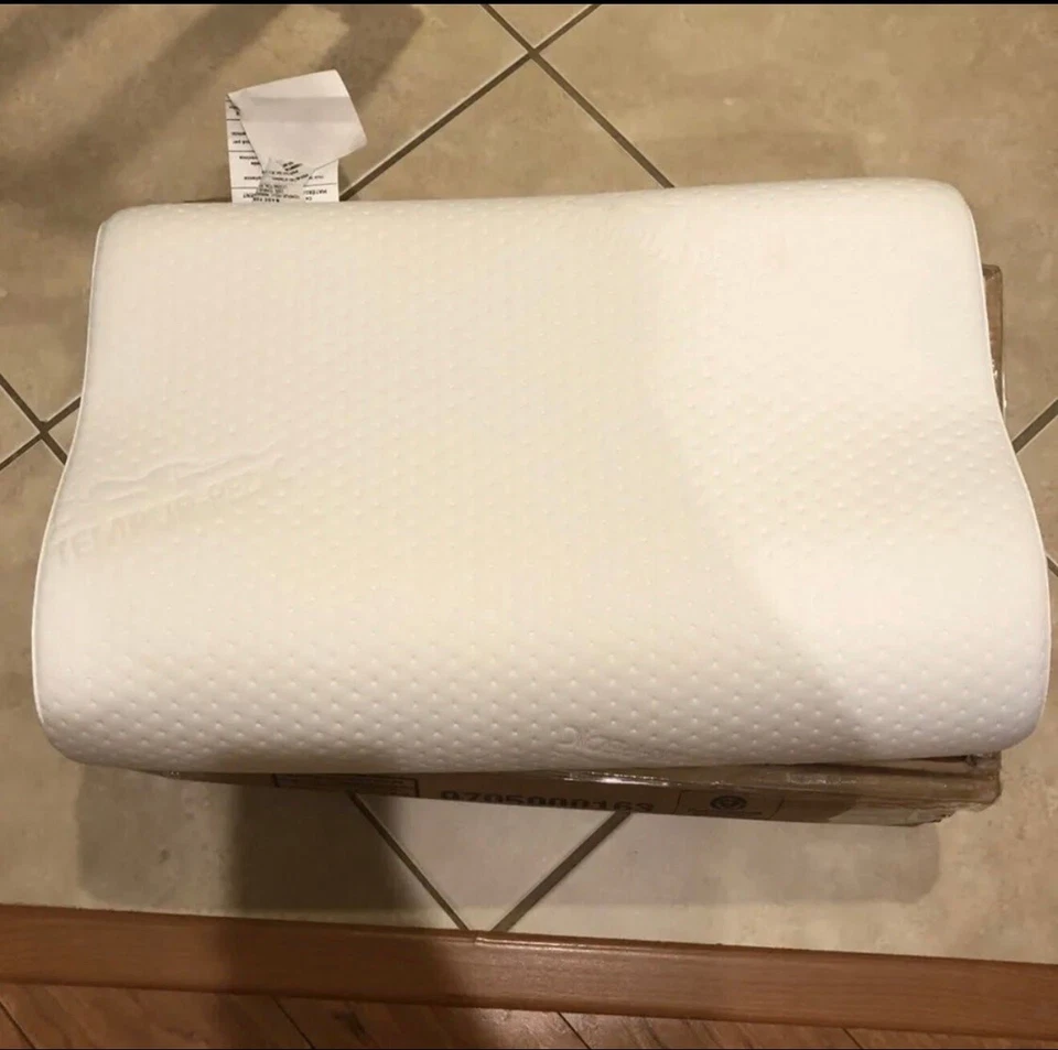 Tempur-Pedic TEMPUR-Ergo Neck Pillow, Standard, Medium, White New, Firm - Image 2 of 4