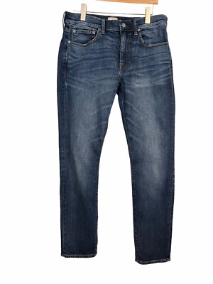 J. Crew 484 Slim Blue Jean Men's 32X32 Denim Skinny Jeans Style