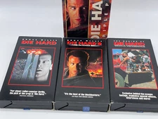 Die Hard VHS Tape Triple Pack  Making Of Die Hard With A Vengeance Bruce Willis