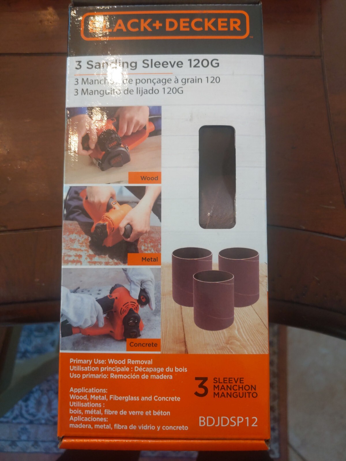 Restorer sanding sleeves 3 pack 120 grit. Fit all Restore multi