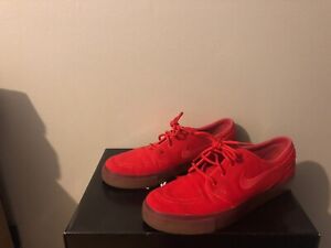 Nike SB Stefan Janoski Zoom Air muestra 🔥 Rojo 🔥 Goma Suela Muestra!!  rara!!! 10/10 | eBay