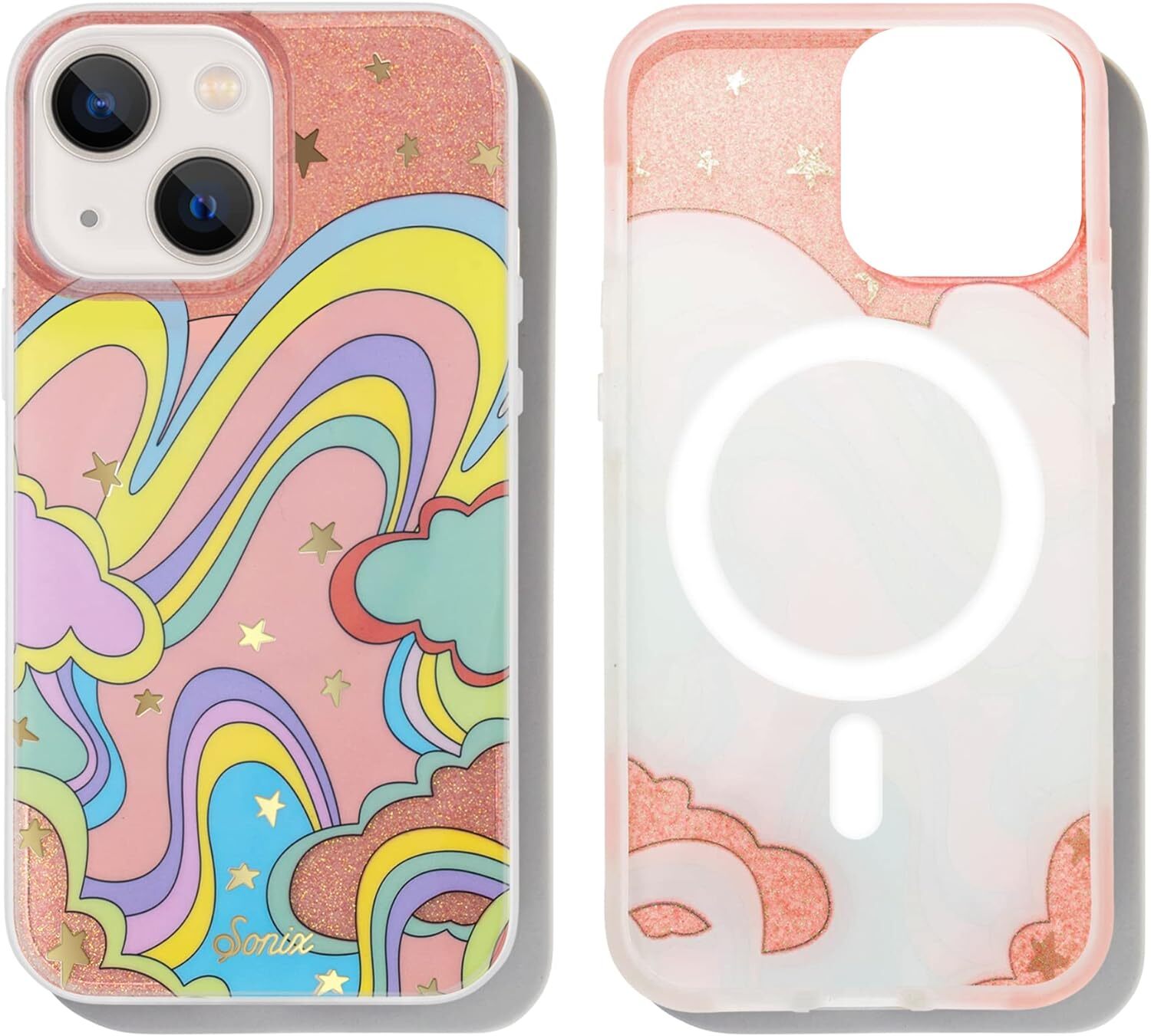 Phone Case for iPhone 13, Compatible with MagSafe [10ft Drop Tested] Illusion