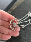 Vintage Park Lane Necklace -Genuine Abalone Flower Pendant NEW — photo 3