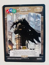 2018 DC PANINI METAK #U97-BM STRENGTH INTELLIGENCE SPECIAL NM-MT CARD