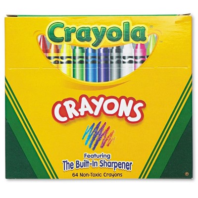 Crayola 52-064D 64 Regular Crayons 71662000646 | eBay