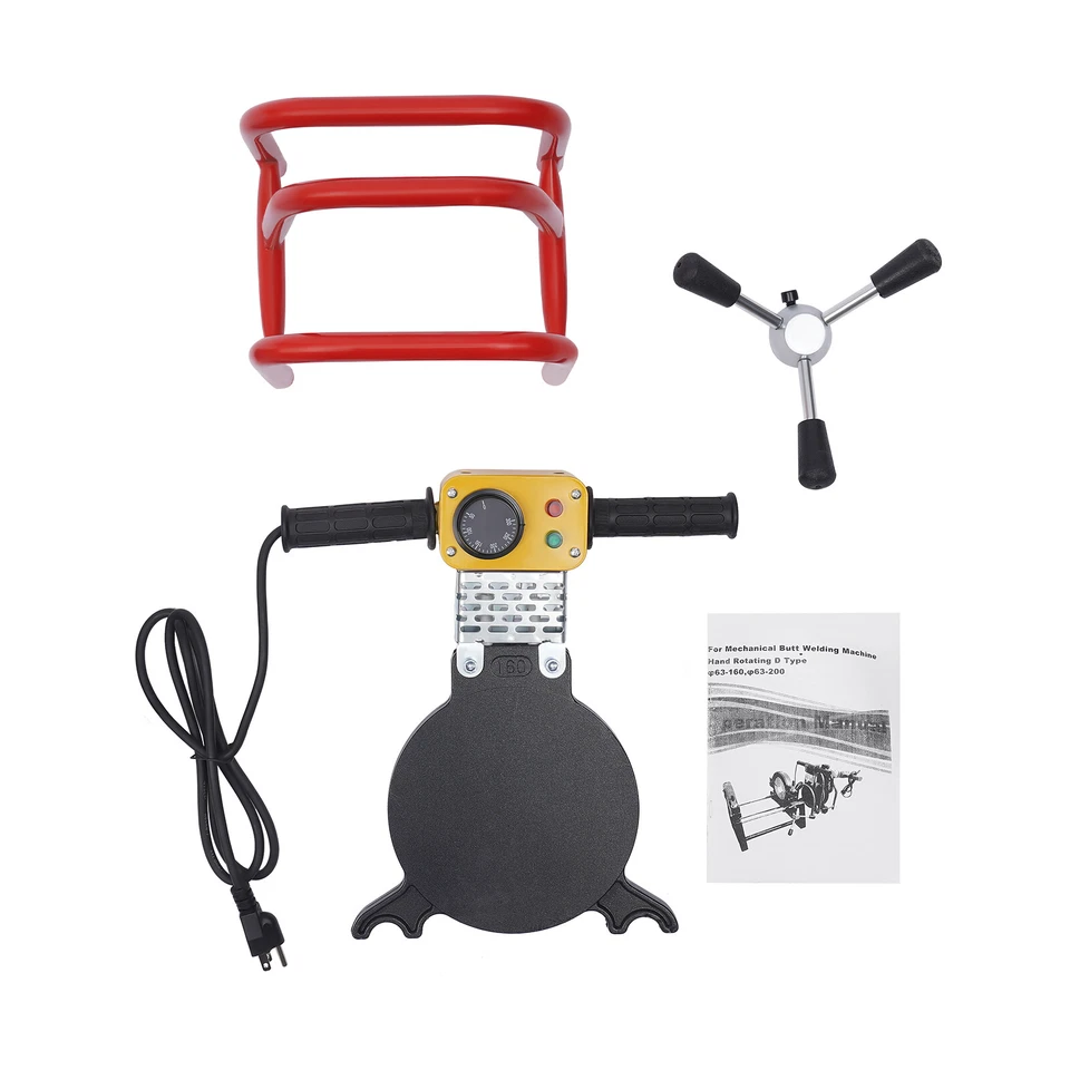 HDPE PP PE Butt Fusion Welding Machine Manual Piping Pipe Fusion Welder Tool - Image 4 of 4