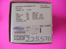 JE Pistons Yamaha Raptor Grizzly Rhino 660 Std Bore 13:1 Piston Kit 225570