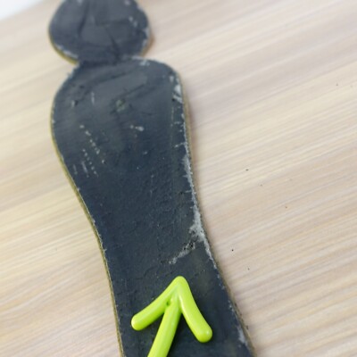 Studded Belt Womens Small Green Croc Leather Fashion Waist  display picture 1