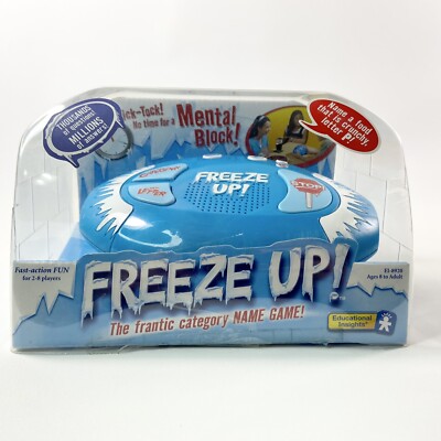 Freeze Up Electronic Game Educational Insights 2007 Family Name Game 2-8 players