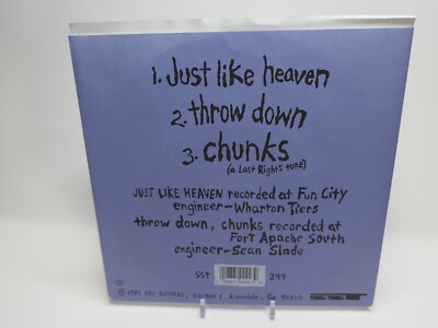 FIRST PRESS / Dinosaur Jr. – Just Like Heaven / 1989 SST Records