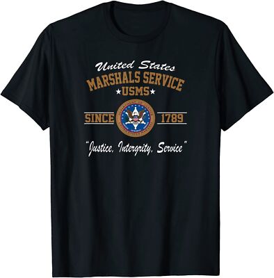 NEW LIMITED United States Marshals Service Marshals (USMS) T-Shirt 