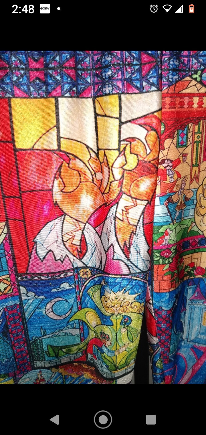 Beauty And The Beast Leggings Large - image 2