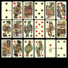 JEU CARTES DIVINATOIRES-TAROT-CARTOMANCIE-ORACLE-TAROCCHI DI ALAN Art Nouveau