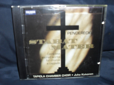 Penderecki ? Stabat Mater -Kuivanen / Tapiola Chamber Choir