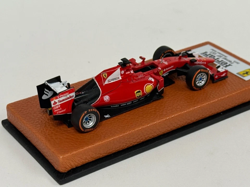 1/43 Ferrari SF15 T from 2015 F1 Season of Sebastian Vettel Leather base  JPN156 - Image 3 of 4