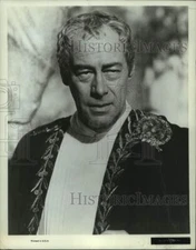 1986 Press Photo Rex Harrison, Actor in closeup - nop33672