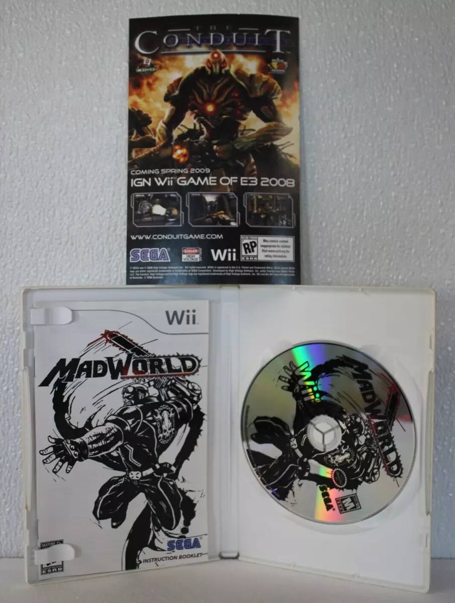 MAD WORLD FOR NINTENDO WII WITH INSTRUCTION BOOKLET 10086650198