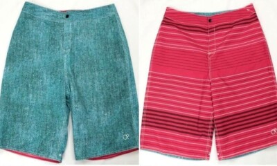 OP Flex Men's Reversible Swim Shorts Red Or Blue Size 30