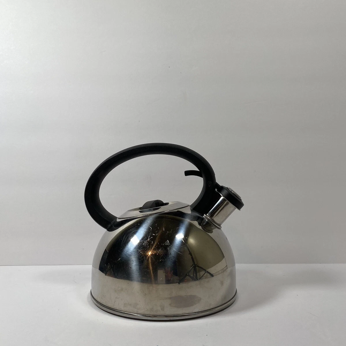 Copco Black 2-quart Beaded Enamel-on-Steel Tea Kettle 